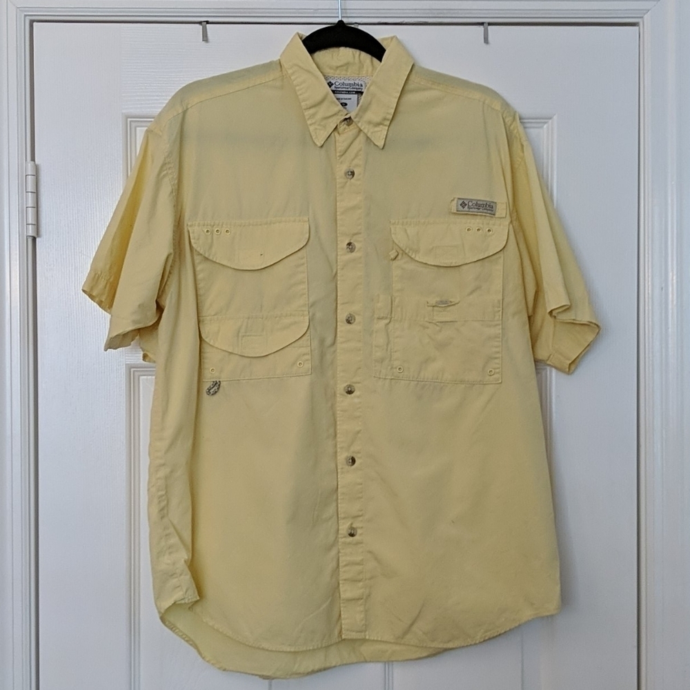 Men's COLUMBIA PFG Fishing Button Down Shirt
